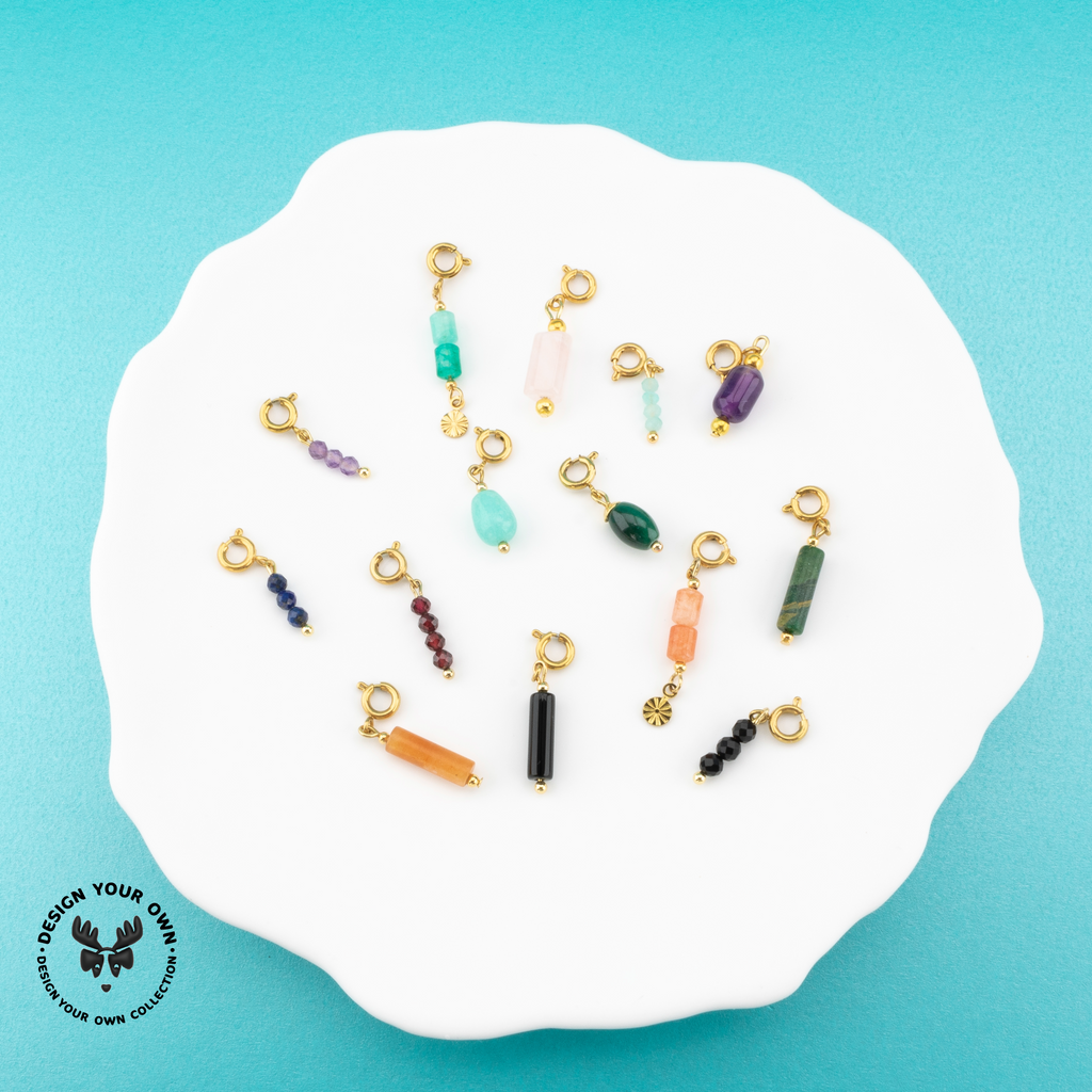 DYO- NATURAL GEMSTONE CHARMS